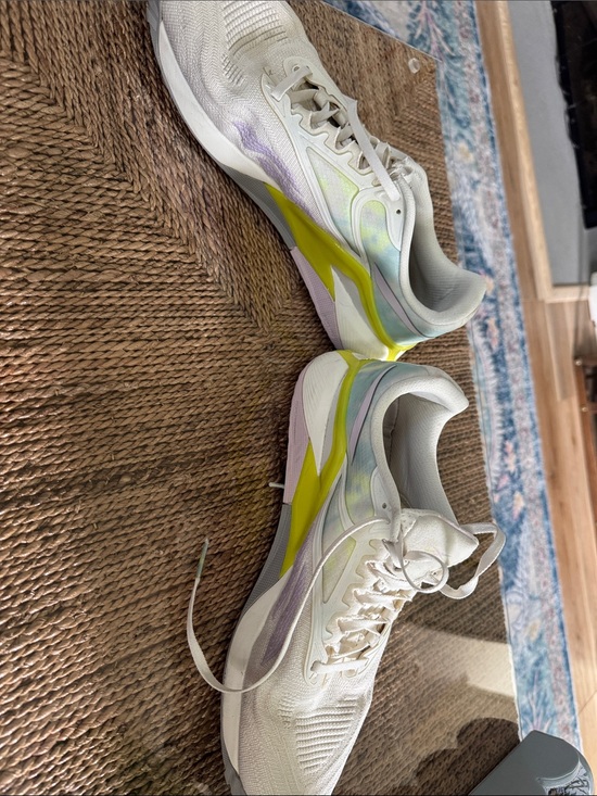Reebok Shoes - Reebok Women's sneakers in White with Yellow Accents